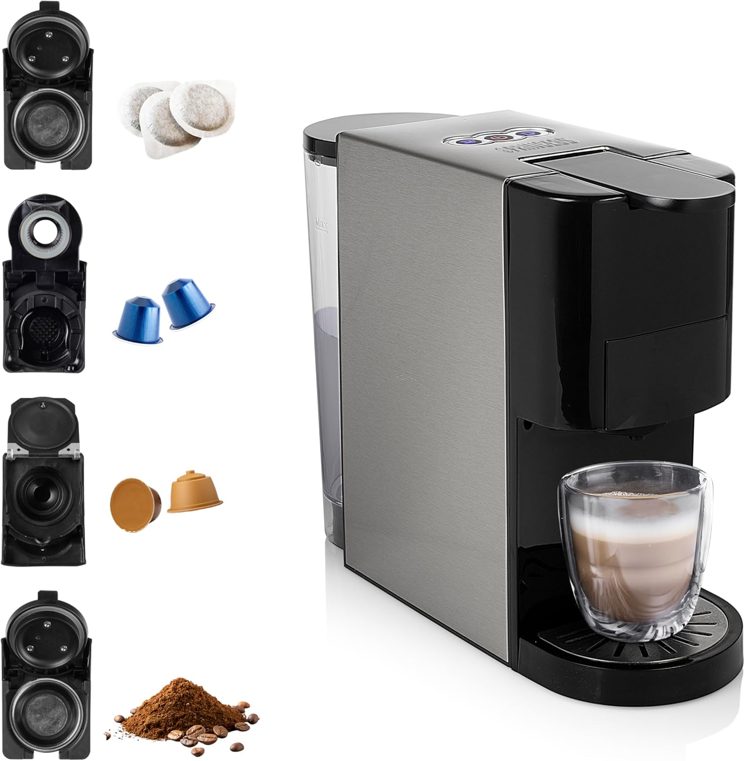 Cafetière et formats compatibles